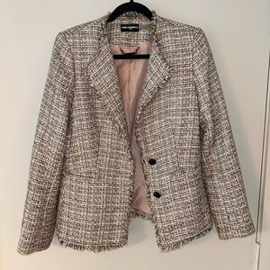 Karl Lagerfeld tweed blazer size 4